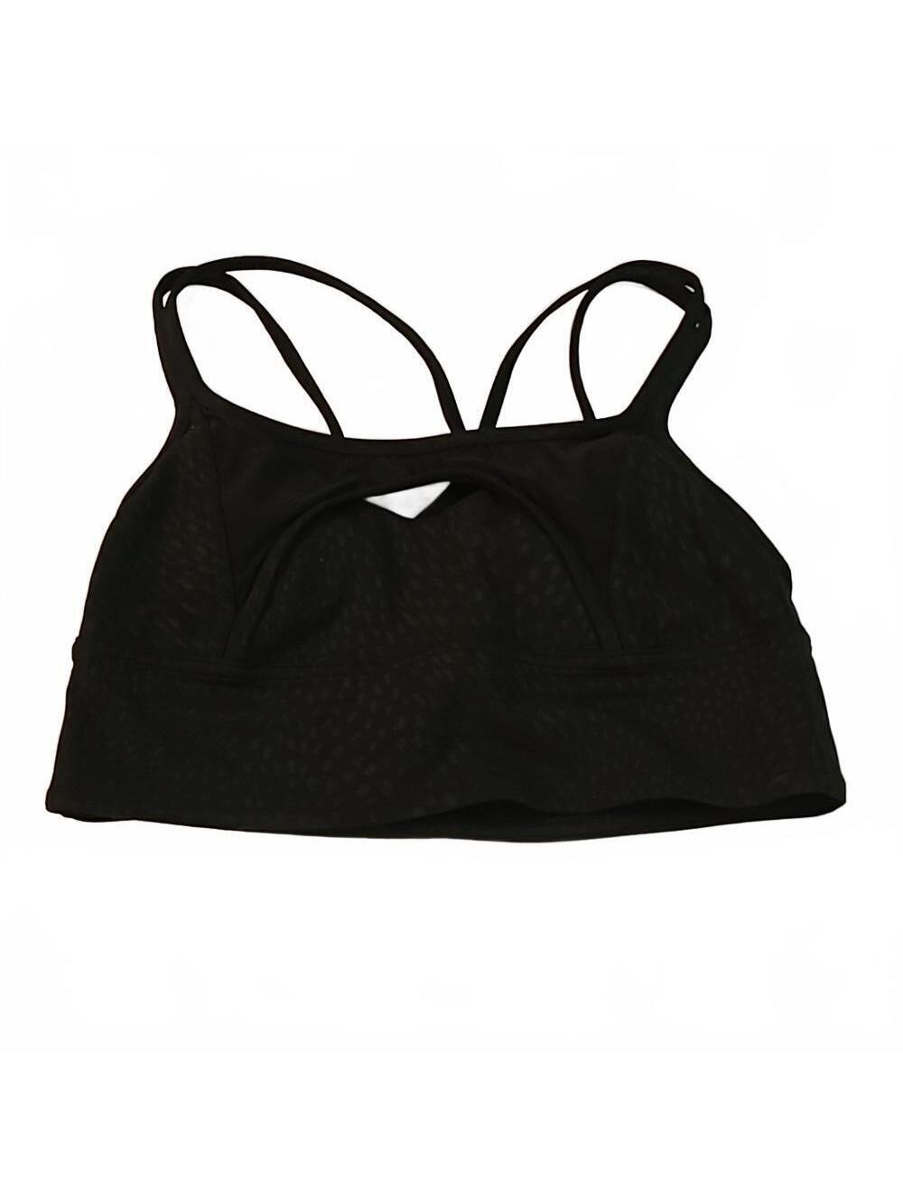 #426 Lululemon Sports Bra Size 4 t982 Flaw, Logo Missing